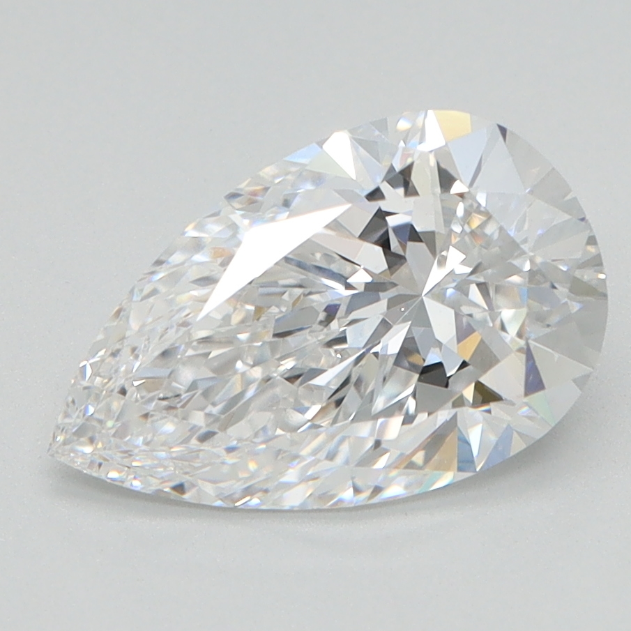 1.7 Carat Pear Cut Lab Diamond