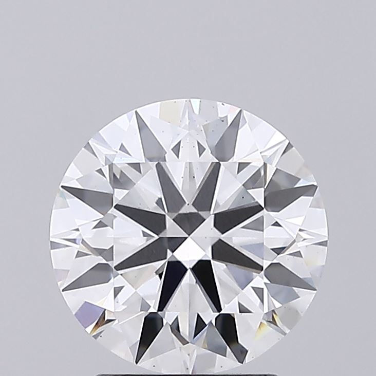 2.18 Carat Round Cut Lab Diamond