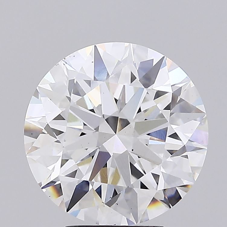 5.51 Carat Round Cut Lab Diamond