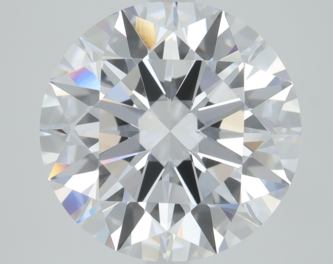 4.03 Carat Round Cut Lab Diamond