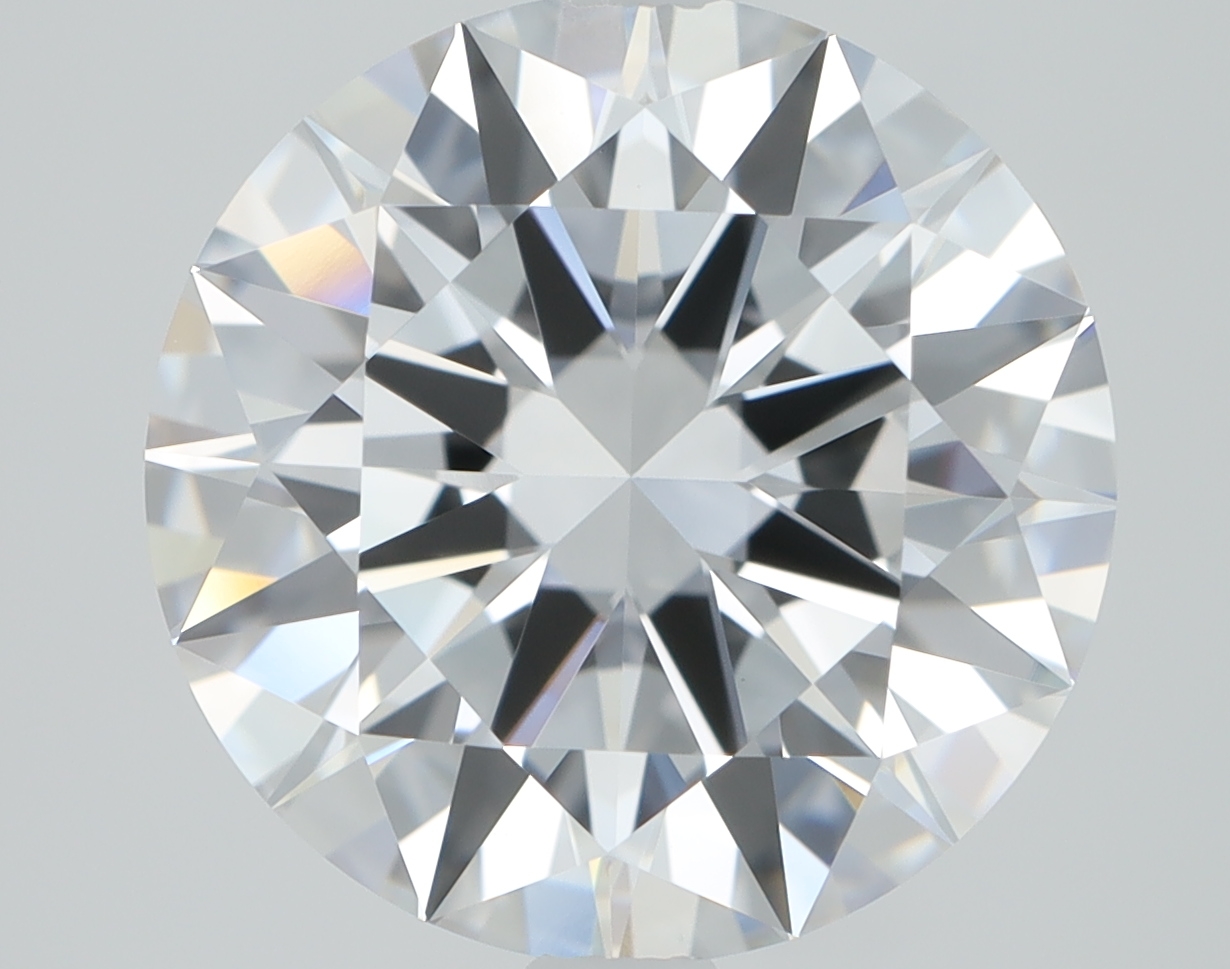 2.82 Carat Round Cut Lab Diamond