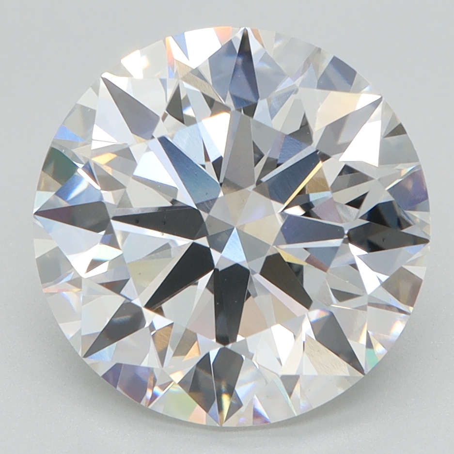 4.04 Carat Round Cut Lab Diamond