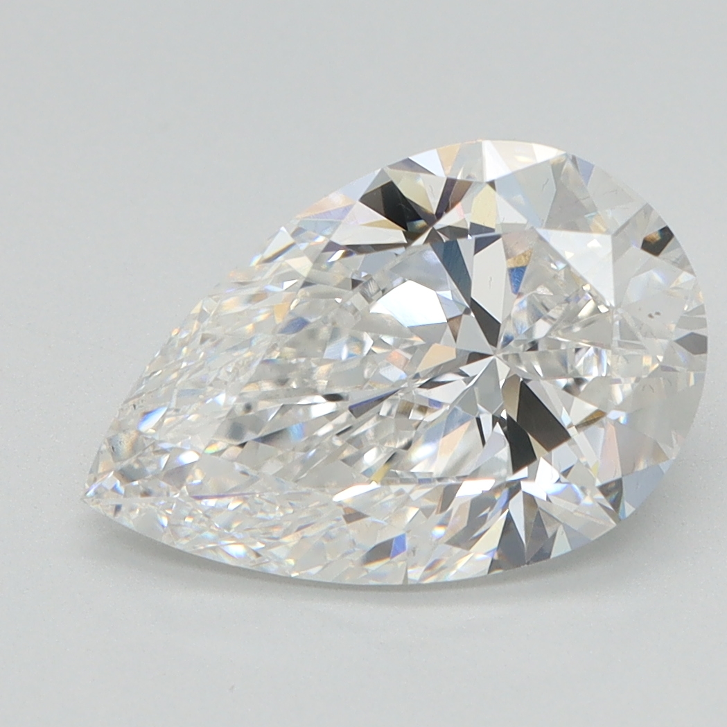 2.52 Carat Pear Cut Lab Diamond
