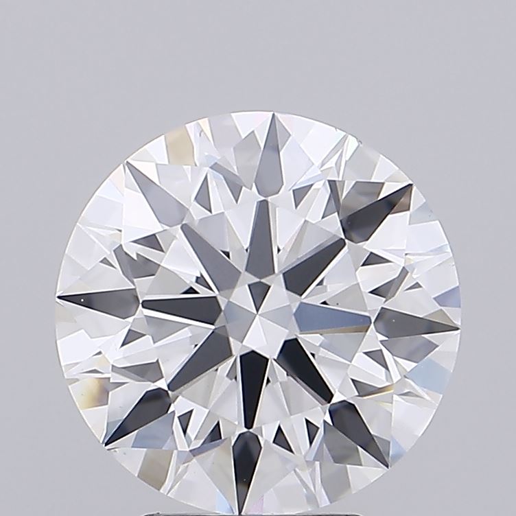 4.21 Carat Round Cut Lab Diamond