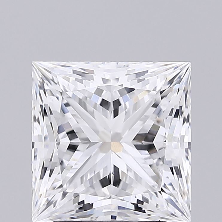 3.17 Carat Princess Cut Lab Diamond