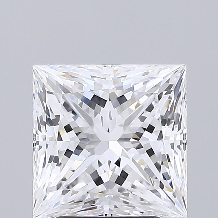 3.18 Carat Princess Cut Lab Diamond