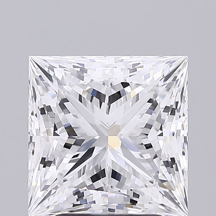 3.25 Carat Princess Cut Lab Diamond