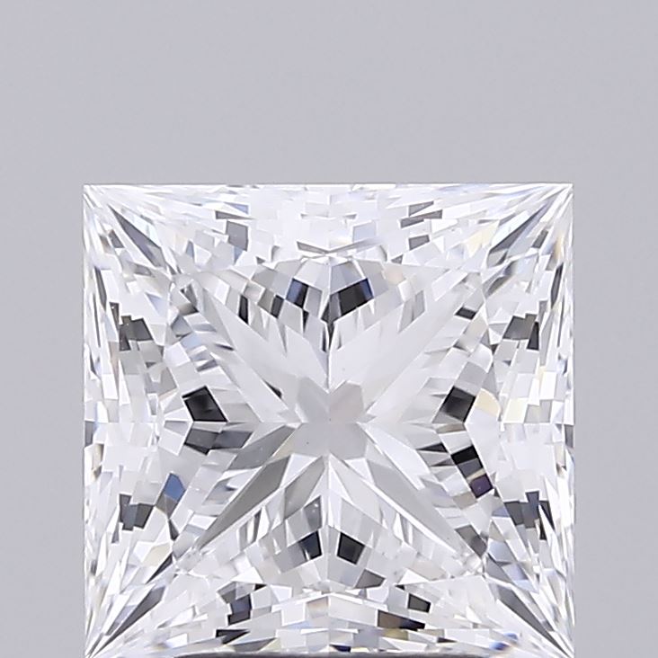 3.31 Carat Princess Cut Lab Diamond