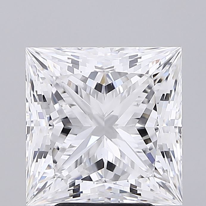 4.44 Carat Princess Cut Lab Diamond