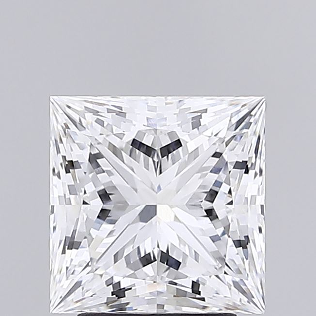 3.18 Carat Princess Cut Lab Diamond