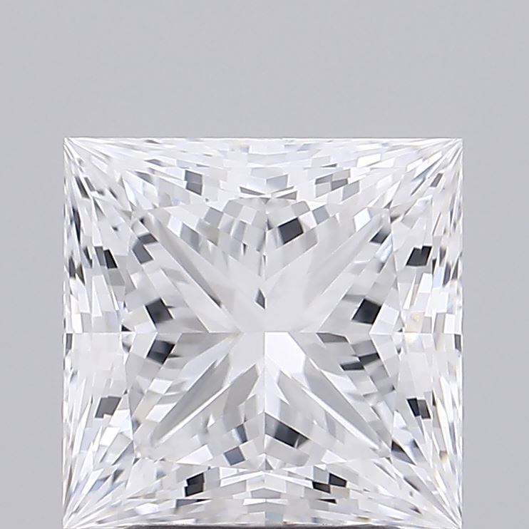 3.22 Carat Princess Cut Lab Diamond