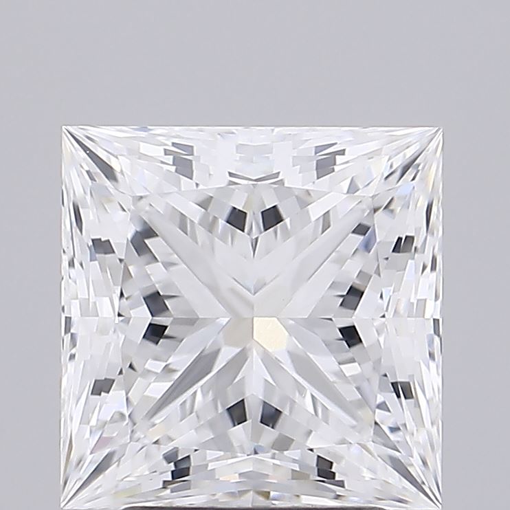 3.24 Carat Princess Cut Lab Diamond