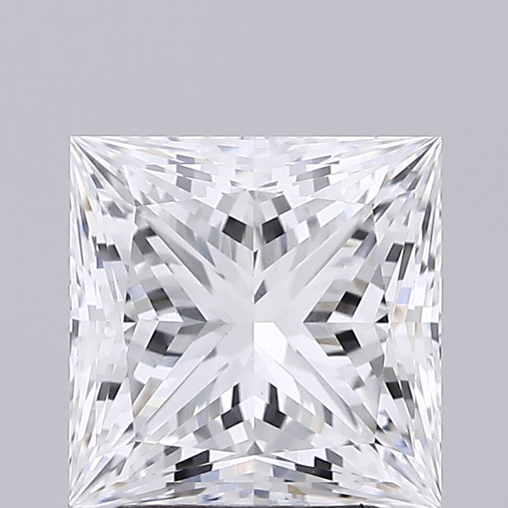 3.27 Carat Princess Cut Lab Diamond