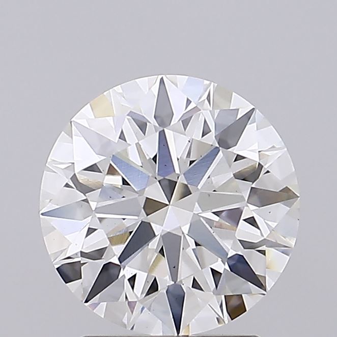 2.44 Carat Round Cut Lab Diamond