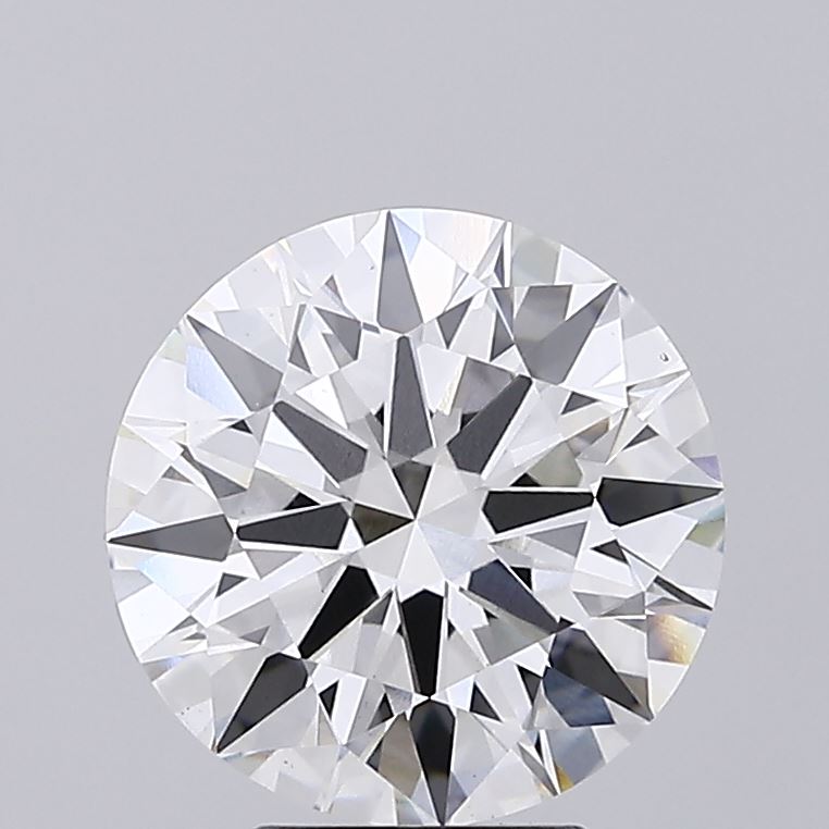 4.04 Carat Round Cut Lab Diamond