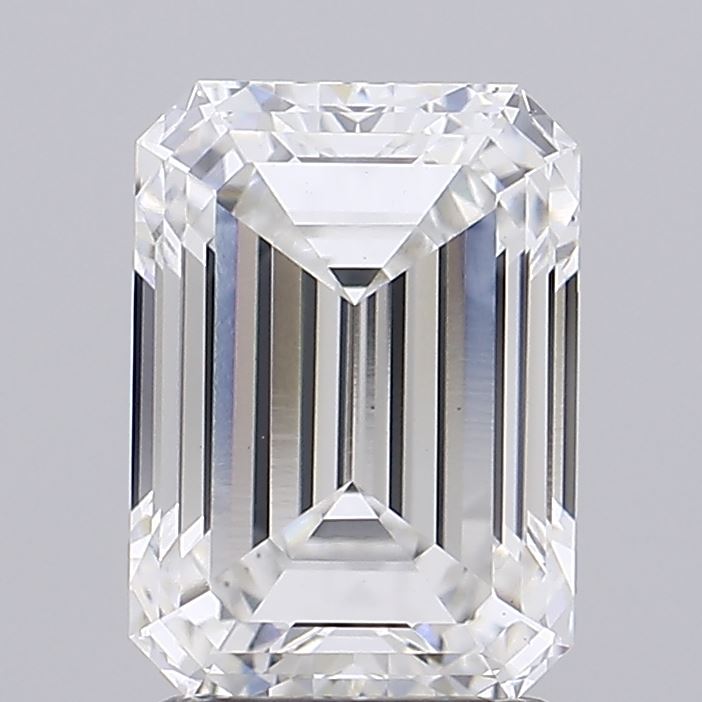 2.58 Carat Emerald Cut Lab Diamond