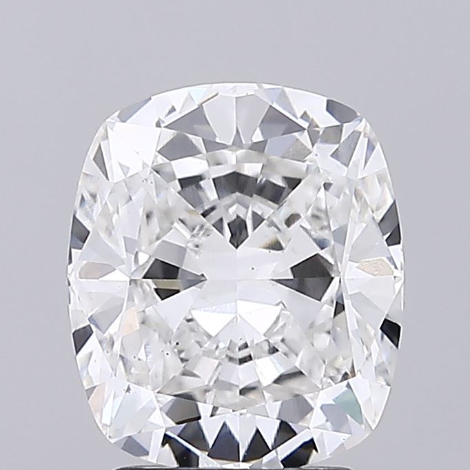 2.72 Carat Cushion Cut Lab Diamond