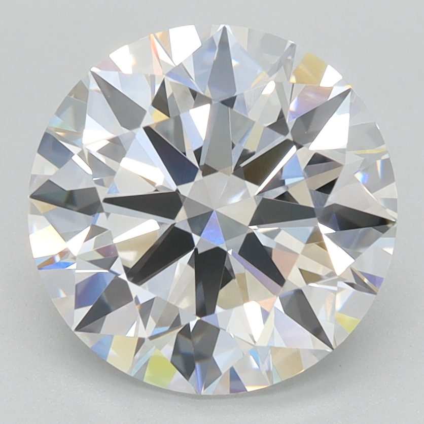 2.82 Carat Round Cut Lab Diamond
