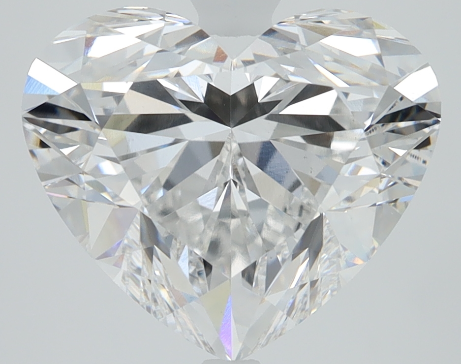 5.01 Carat Heart Cut Lab Diamond