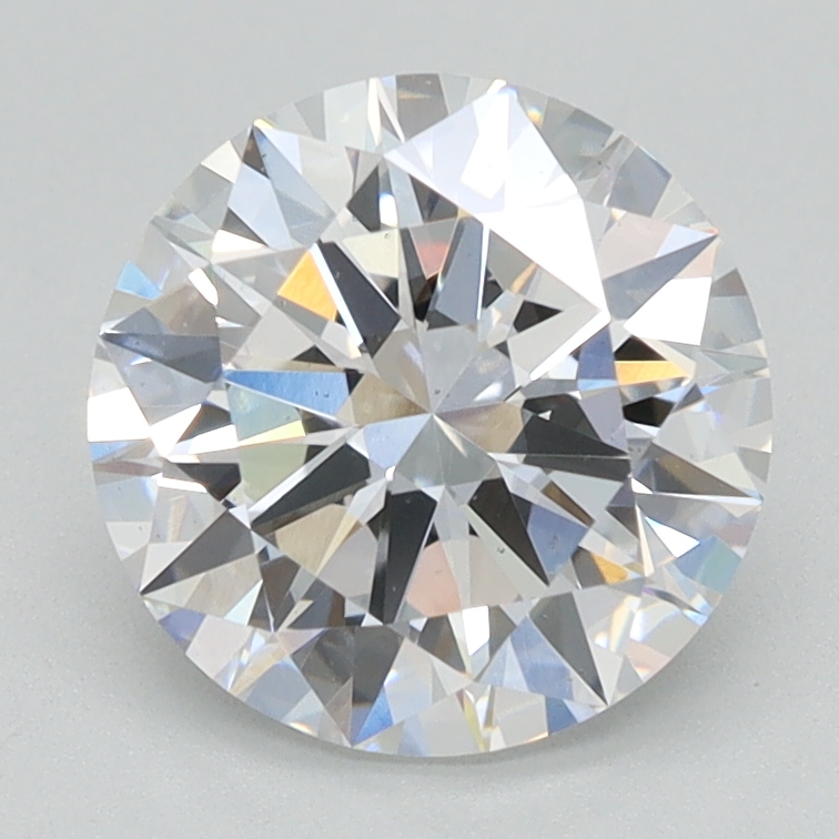 1.7 Carat Round Cut Lab Diamond