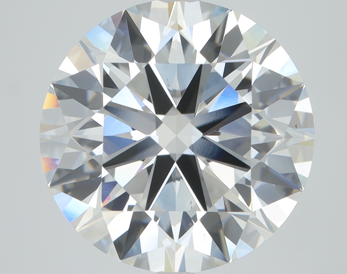 5.71 Carat Round Cut Lab Diamond