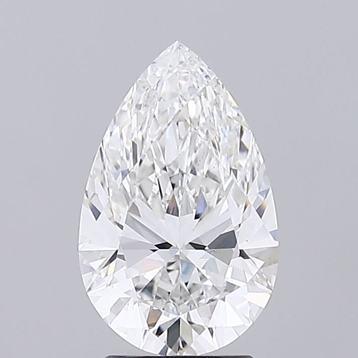 2.45 Carat Pear Cut Lab Diamond