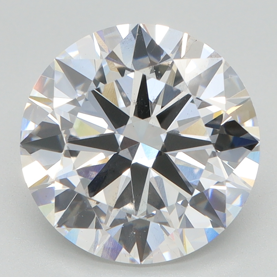 3.43 Carat Round Cut Lab Diamond