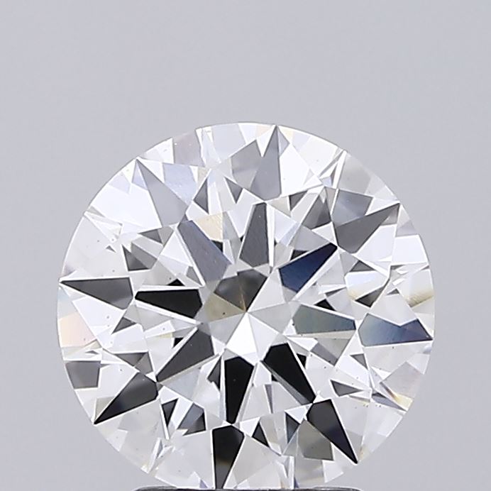 2.5 Carat Round Cut Lab Diamond