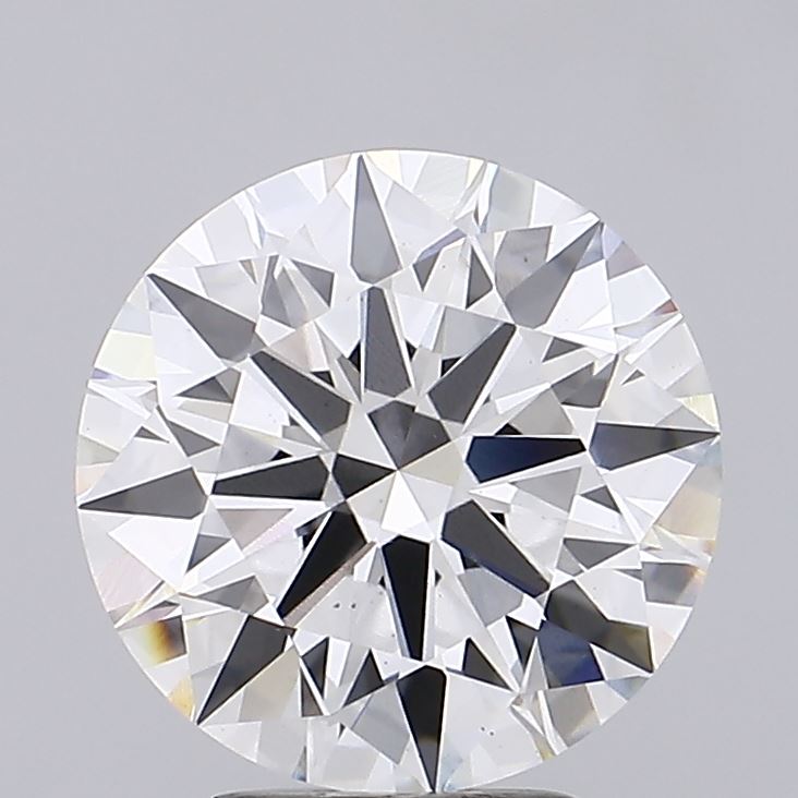 4.08 Carat Round Cut Lab Diamond