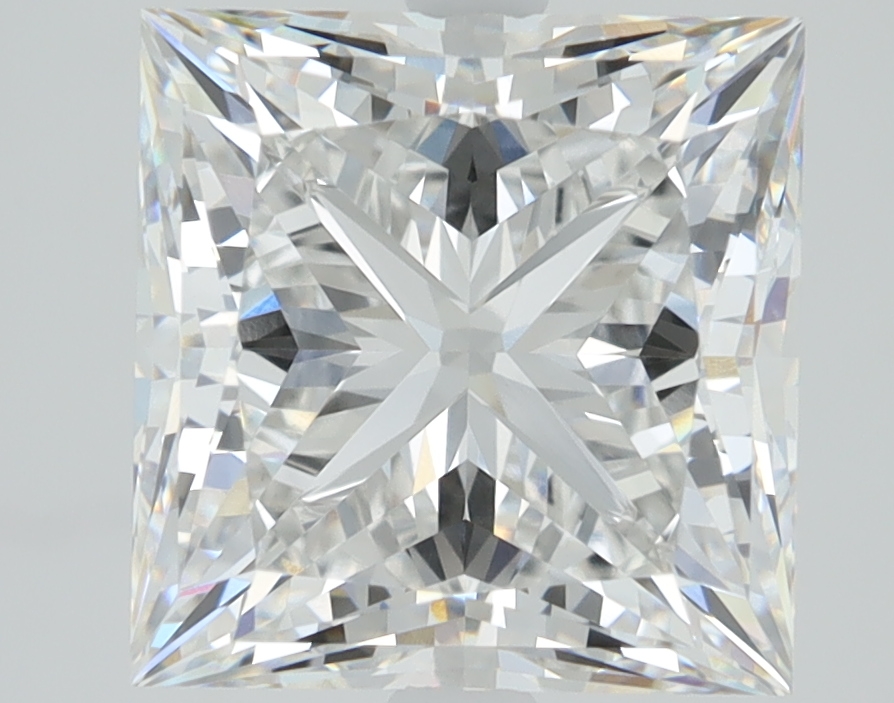 3.87 Carat Princess Cut Diamond