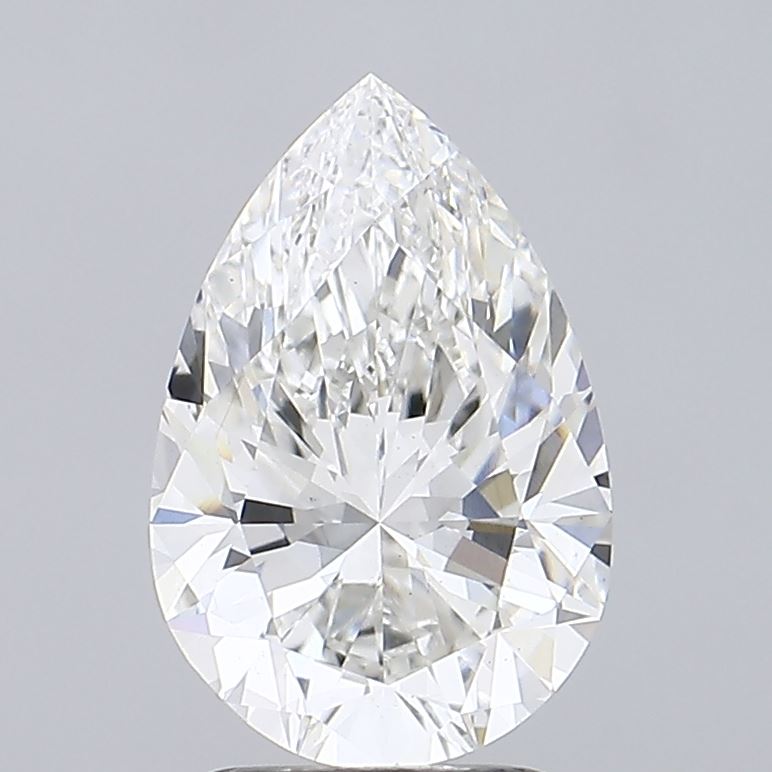 2.84 Carat Pear Cut Lab Diamond