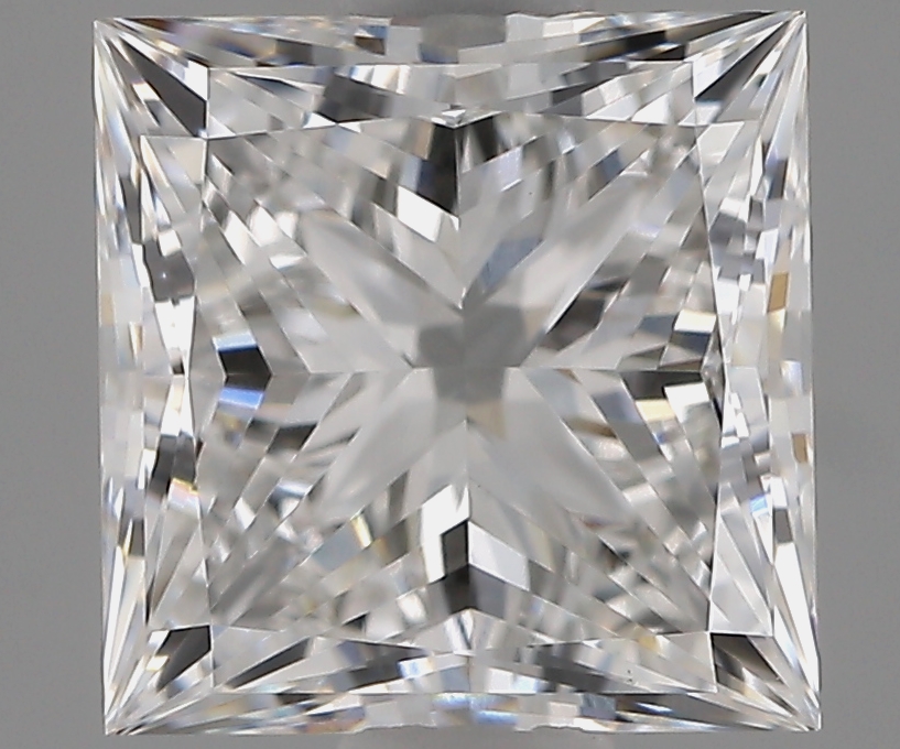 2.45 Carat Princess Cut Lab Diamond