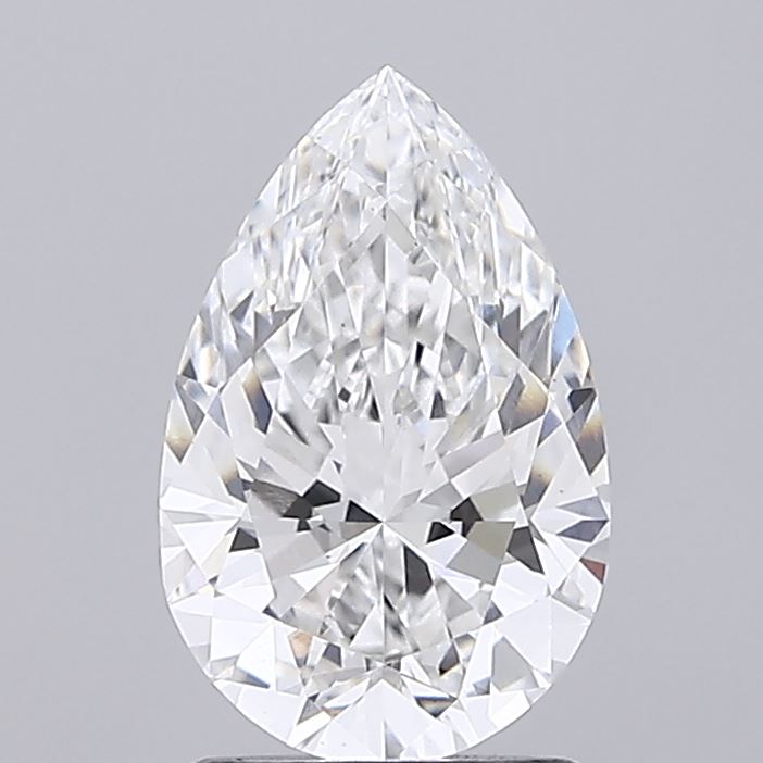 1.71 Carat Pear Cut Lab Diamond