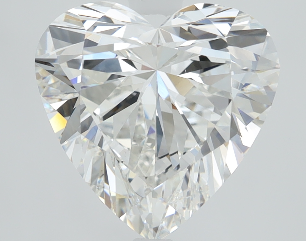 2.51 Carat Heart Cut Lab Diamond