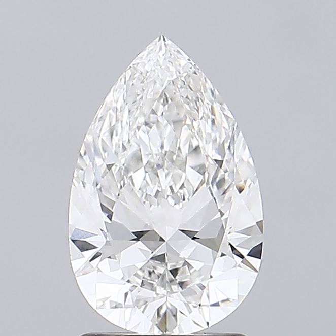 1.61 Carat Pear Cut Lab Diamond