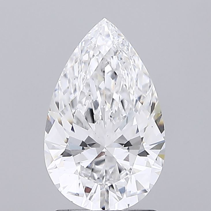 1.77 Carat Pear Cut Lab Diamond