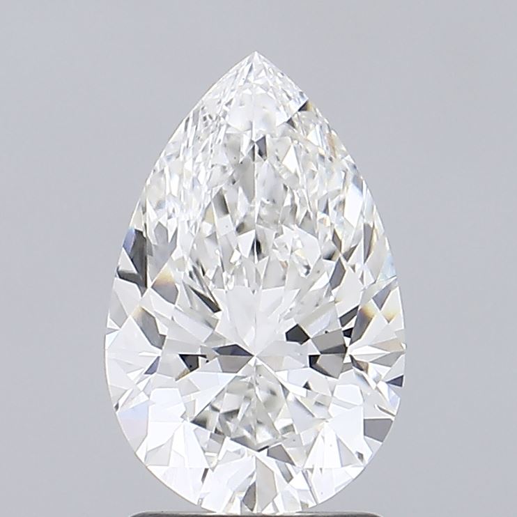 1.86 Carat Pear Cut Lab Diamond