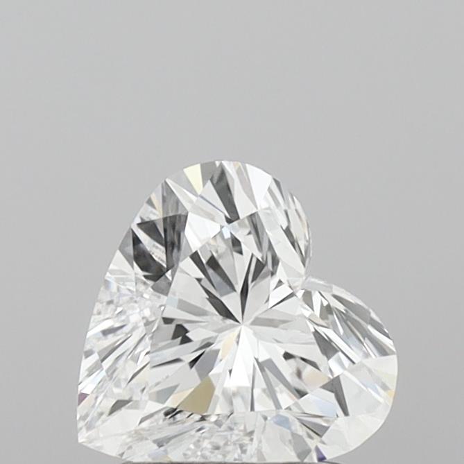 1.05 Carat Heart Cut Lab Diamond