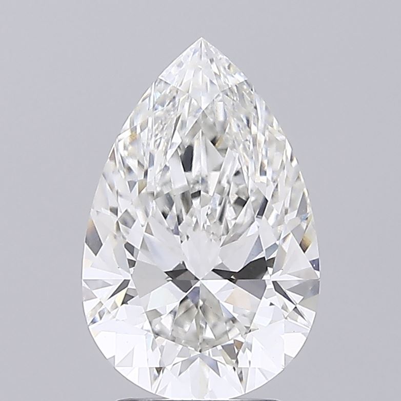 3.16 Carat Pear Cut Lab Diamond