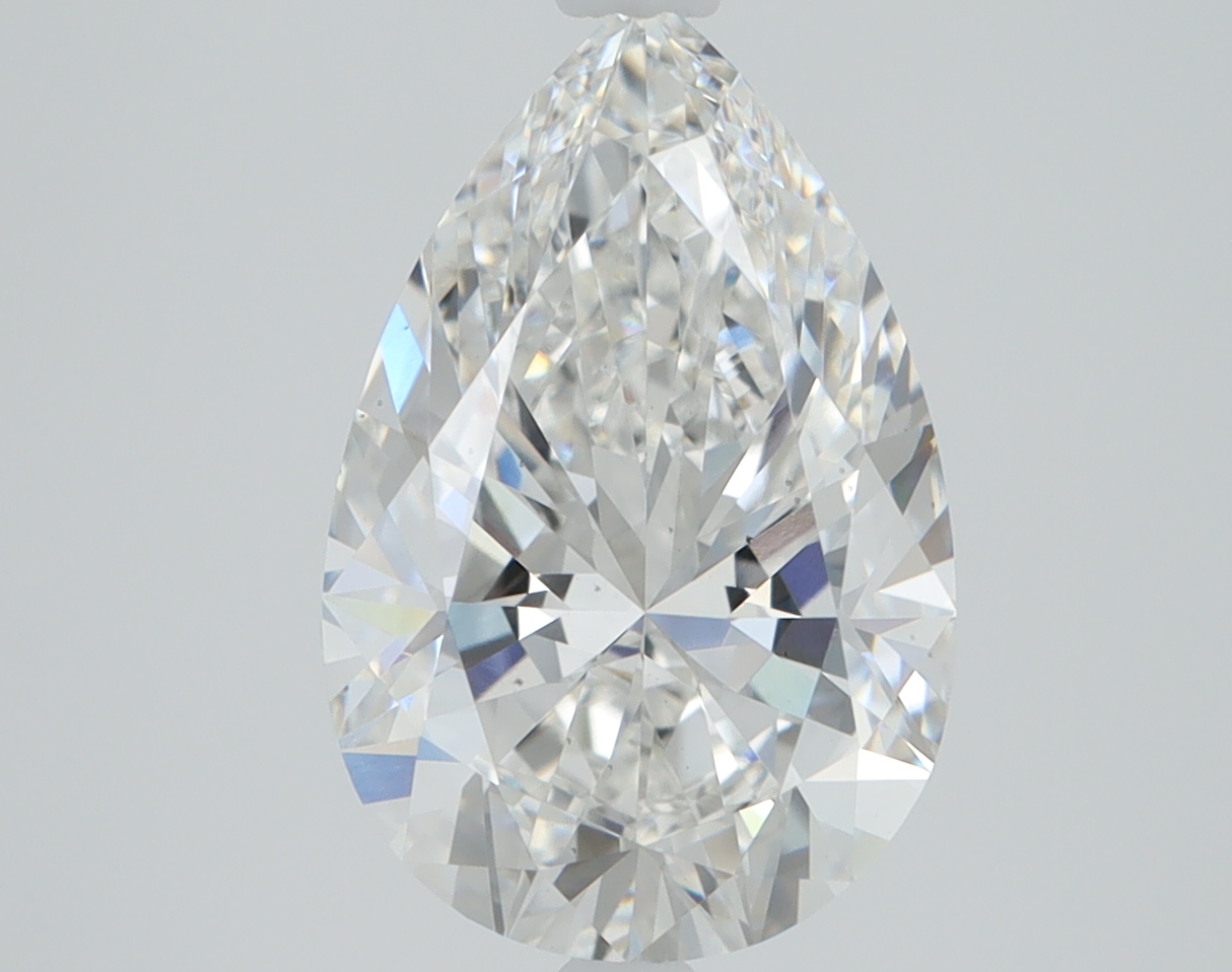 2.58 Carat Pear Cut Lab Diamond