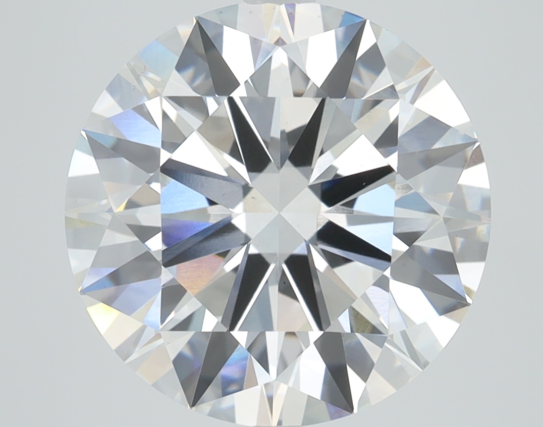 5.76 Carat Round Cut Lab Diamond
