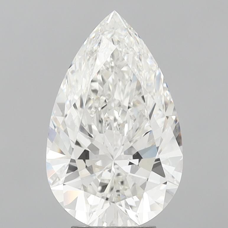 5.02 Carat Pear Cut Lab Diamond