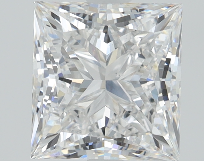 1.45 Carat Princess Cut Lab Diamond