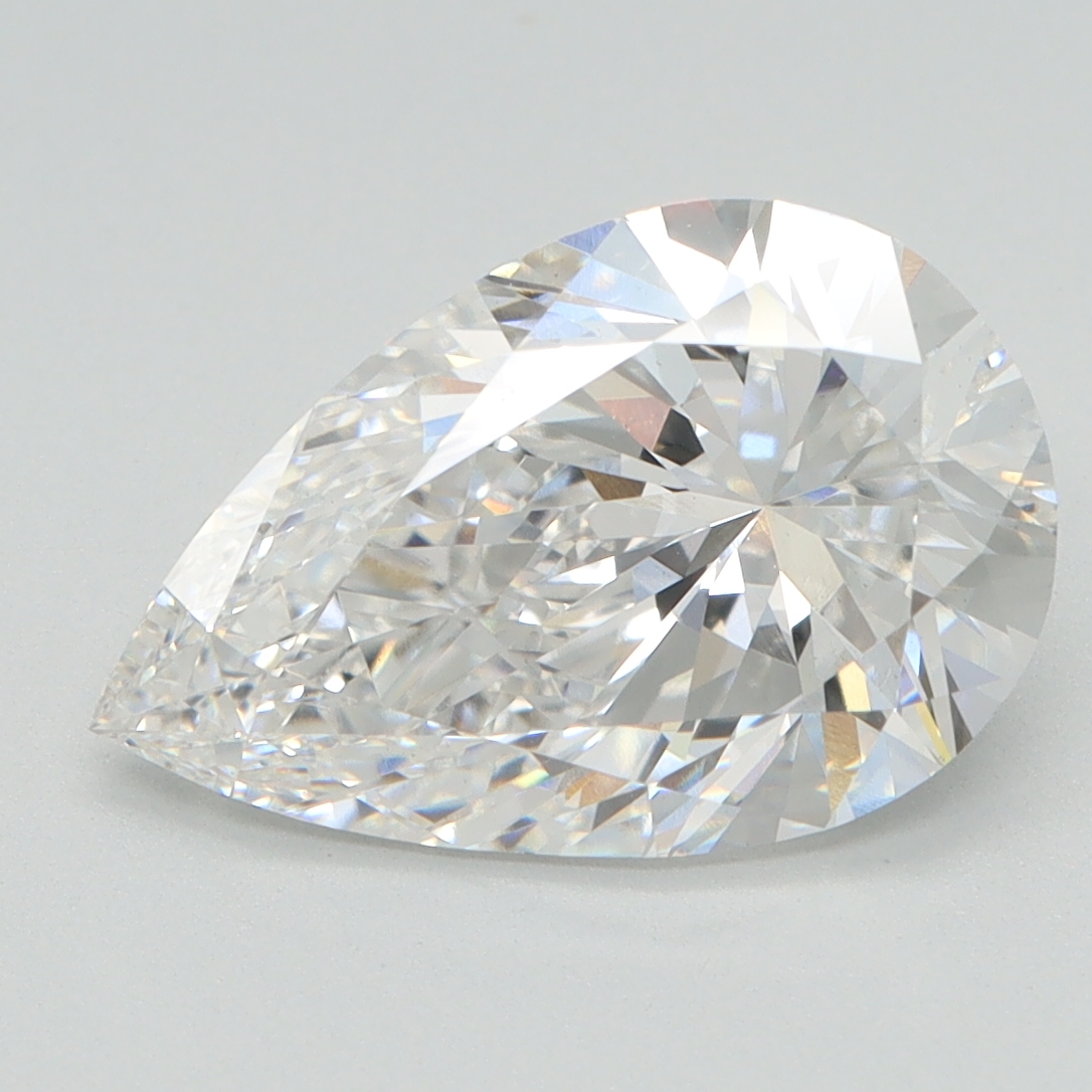 2.8 Carat Pear Cut Lab Diamond
