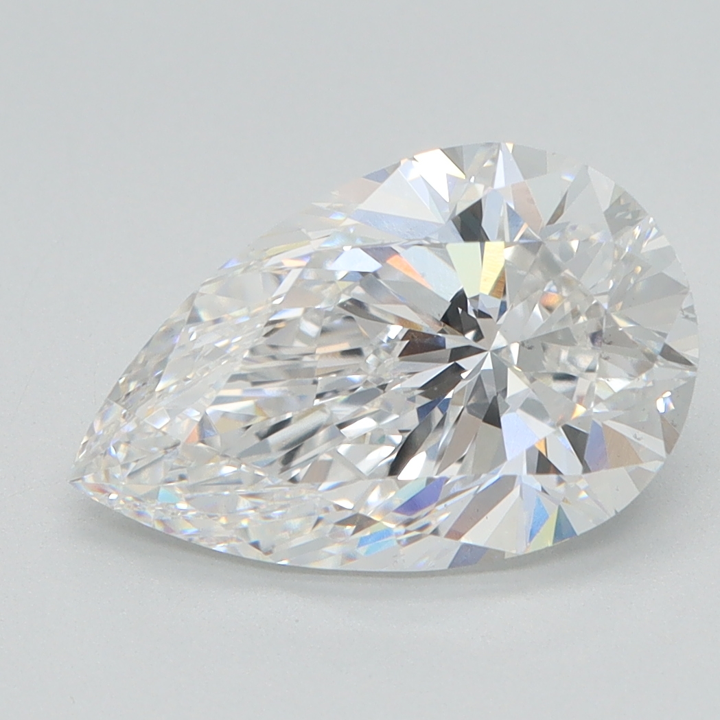 2.58 Carat Pear Cut Lab Diamond