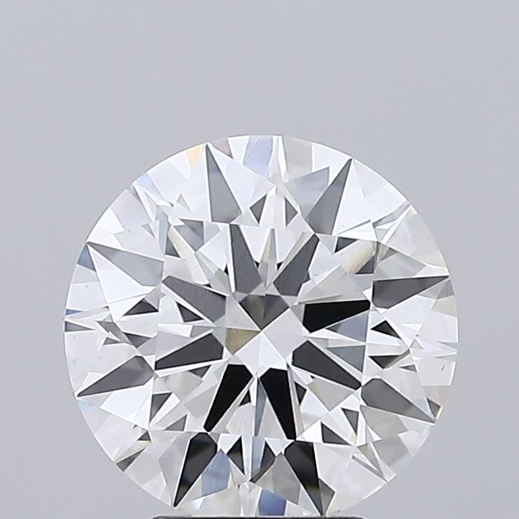 4.04 Carat Round Cut Lab Diamond