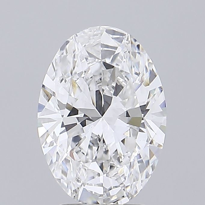 2.67 Carat Oval Cut Lab Diamond