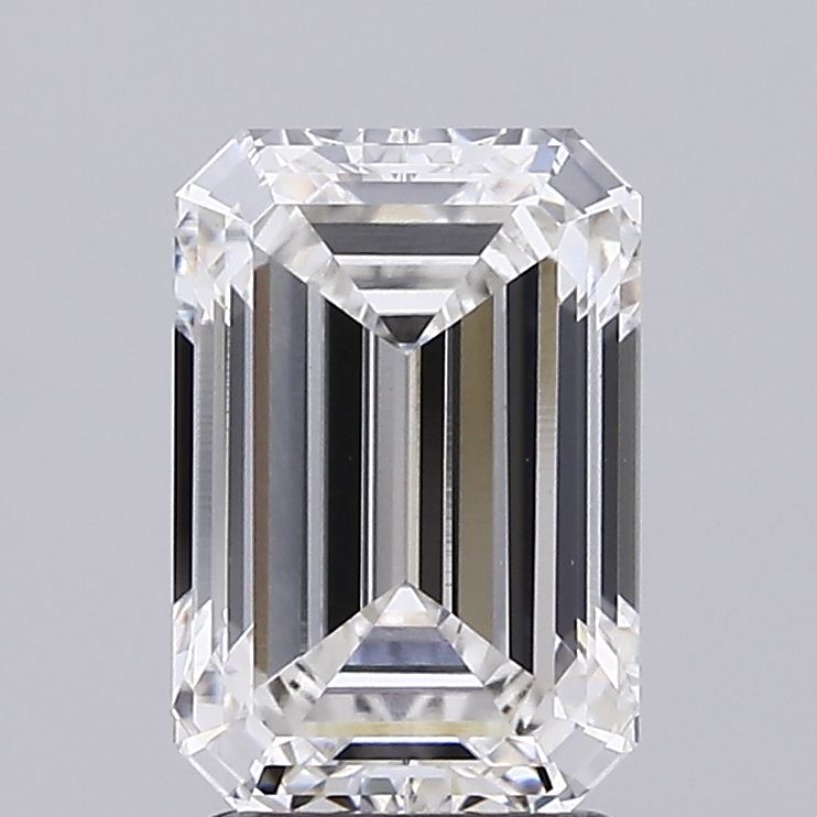 2.44 Carat Emerald Cut Lab Diamond