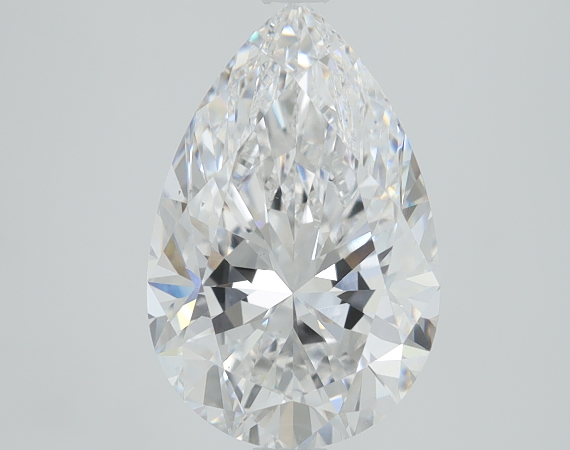 2.5 Carat Pear Cut Lab Diamond