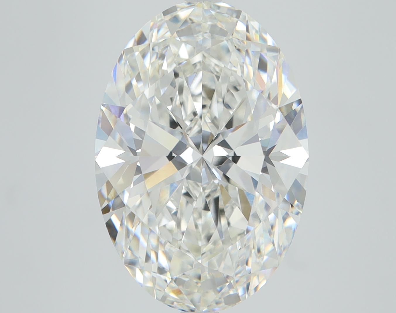 6.02 Carat Oval Cut Lab Diamond
